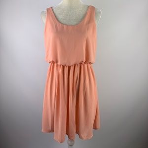 Pixie + Ivy Dress M Medium Peach Dress